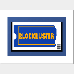 Blockbuster Pixel VHS Posters and Art